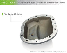 Load image into Gallery viewer, DV8 Offroad HD Dana 35 Diff Cover Cast Iron Gray Powdercoat