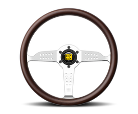 Momo Super Grand Prix Steering Wheel 350 mm - Mahogany Wood/Pol Spokes