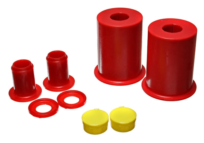 Energy Suspension 05-13 Ford Mustang Red Front Lower Control Arm Bushings (Must reuse outer metal sh