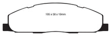 Load image into Gallery viewer, EBC 09-11 Dodge Ram 2500 Pick-up 5.7 2WD/4WD Yellowstuff Rear Brake Pads