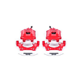 Power Stop 92-98 BMW 318i Rear Red Calipers w/Brackets - Pair