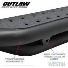 Load image into Gallery viewer, Westin 09-18 Dodge RAM 1500 Crew Cab Outlaw Nerf Step Bars