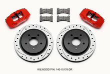 Load image into Gallery viewer, Wilwood DPC56 Rear Caliper &amp; Rotor Kit Red Corvette All C5 / Base C6 1997-2013