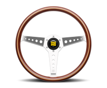 Load image into Gallery viewer, Momo California Wood Steering Wheel 360 mm - Mahogany Wood/Pol Spokes