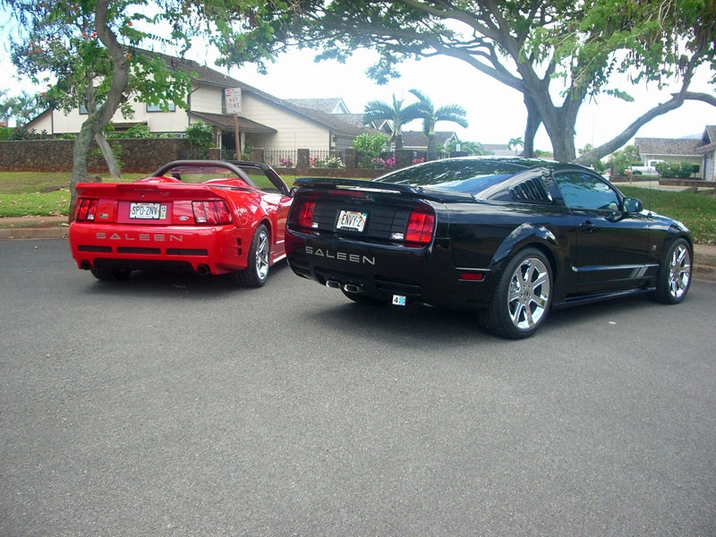 SALEEN Polished Stainless Steel Bumper Inserts