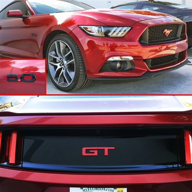 UPR Rear GT Emblem - Color Coded 2015-2017 Mustang FL-EM0005GTB