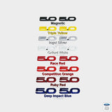 UPR Pair 5.0 Emblem Color Coded Ford Licensed (2015-17)