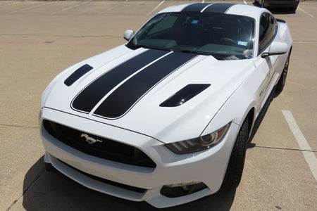 Mustang Dual Mohawk Hood/Roof/Trunk Stripe (15-17)