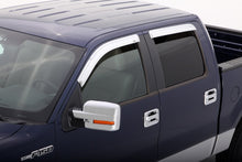 Load image into Gallery viewer, AVS 09-14 Ford F-150 Supercrew Ventvisor Outside Mount Front &amp; Rear Window Deflectors 4pc - Chrome