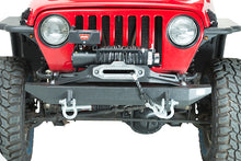 Load image into Gallery viewer, Fishbone Offroad 97-06 Jeep Wrangler TJ Rubicon Front Bumper - Blk Txtrd Powdercoat Piranha Series