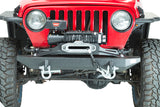 Fishbone Offroad 97-06 Jeep Wrangler TJ Rubicon Front Bumper - Blk Txtrd Powdercoat Piranha Series