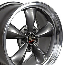 Load image into Gallery viewer, 17x8 Machined Lip Anthracite Bullitt Style Replica Wheel (94-04)
