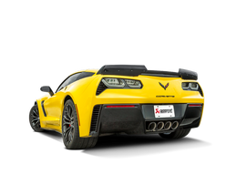 Akrapovic 14-17 Chevrolet Corvette Z06 (C7) Slip-On Line (Titanium) w/ Carbon Tips