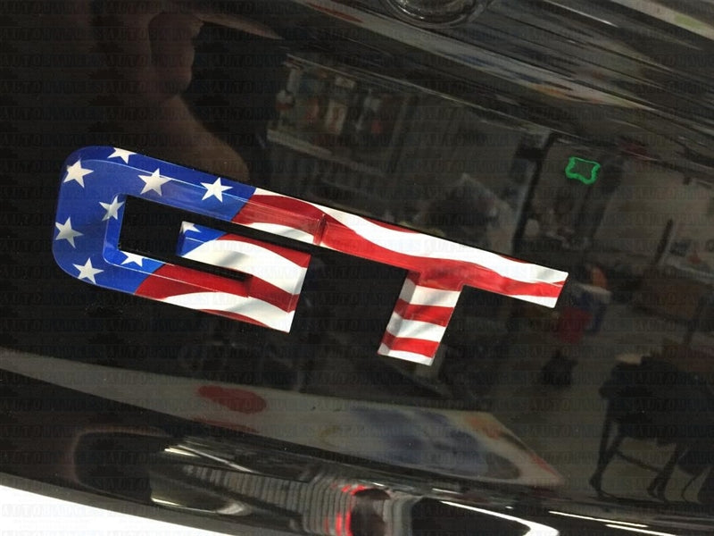 Airbrushed GT American Flag Decklid Panel (2015-2018)