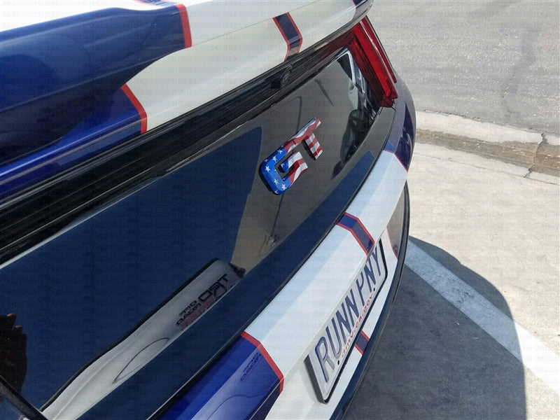 Airbrushed GT American Flag Decklid Panel (2015-2018)