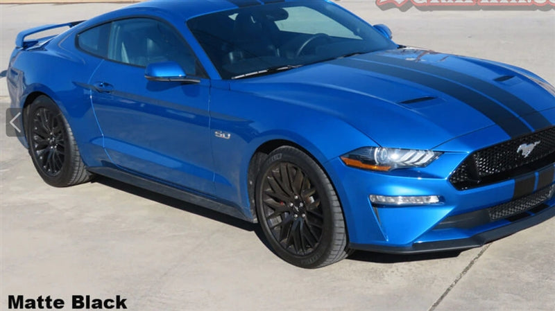 Mustang Narrow Dual Full Length Stripes (18-20)