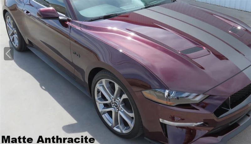 Mustang Narrow Dual Full Length Stripes (18-20)