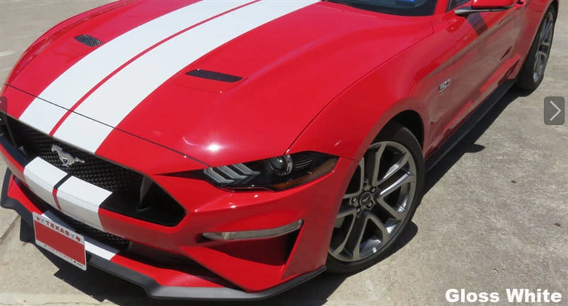 Mustang Narrow Dual Full Length Stripes (18-20)