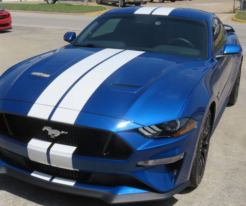 Mustang Narrow Dual Full Length Stripes (18-20)