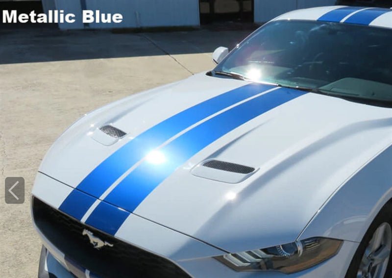 Mustang Narrow Dual Full Length Stripes (18-20)