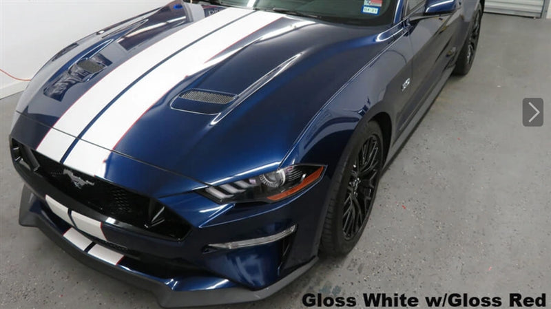 Mustang Narrow Dual Full Length Stripes (18-20)