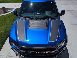 F-150 Dual Hood Decals w/Pin Stripes (17-20)