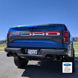 Ford Raptor American Flag Tailgate Letter Decals (17-20)