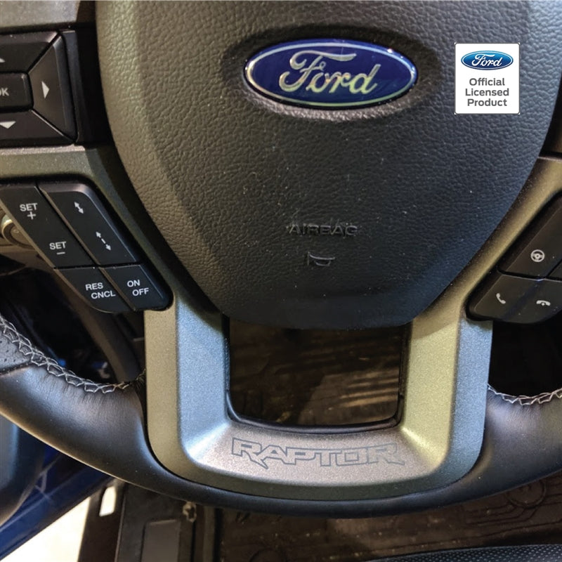 F-150 Ford Raptor Lower Steering Wheel Logo Decal (17-20)