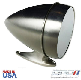 CPC Brushed Bullet Mirror, Flat (1965 - 1967) EXT-657-104