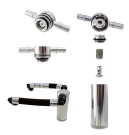 5028-106-1 UPR Plug & Play Short SC Oil Catch Can (11-14) Black or Silver 5028-106