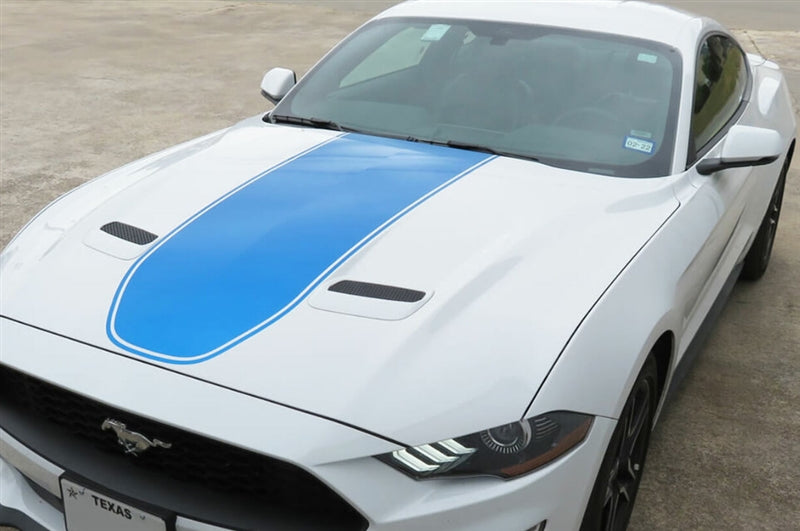 18-20 Mustang Mach Style Hood Stripe