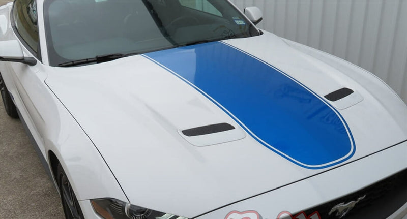 18-20 Mustang Mach Style Hood Stripe