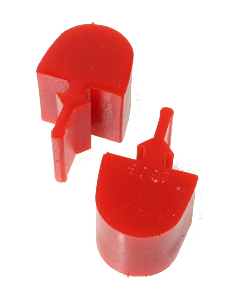 Energy Suspension GM Pull Thru Style Red Bump Stop Set