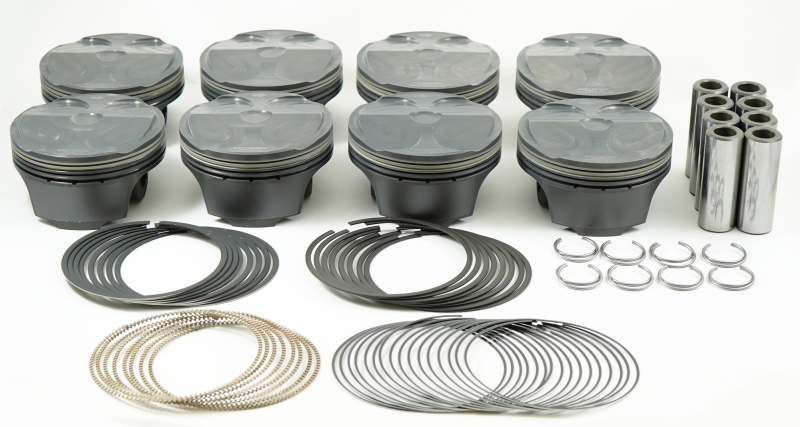 Mahle MS Piston Set Gen 3 Coyote 308ci 3.662in Bore 3.65in Stroke 5.933in Rod .866 Pin 8.4cc 12 CR