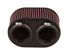 Load image into Gallery viewer, K&amp;N Universal Clamp-On Air Filter 2-1/8in Dual Flange 6-1/4 x 4in OD 3n Height