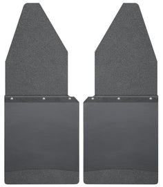 Husky Liners Ford 88-16 F-150/88-99 F-250 12in W Black Top & Weight Kick Back Front Mud Flaps