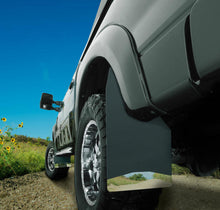 Load image into Gallery viewer, Husky Liners Universal 12in Wide Black Rubber Front Mud Flaps w/ Black Weight