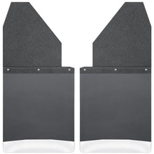 Load image into Gallery viewer, Husky Liners Universal 14in W Black Top Stainless Steel Weight Kick Back Mud Flaps