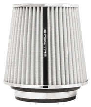 Load image into Gallery viewer, Spectre Adjustable Conical Air Filter 5-1/2in. Tall (Fits 3in. / 3-1/2in. / 4in. Tubes) - White