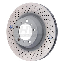 Load image into Gallery viewer, SHW 07-13 Porsche 911 Turbo 3.8L w/o Ceramic Brakes Left Rear Drilled-Dimpled MB Brake Rotor