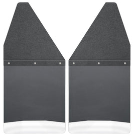 Husky Liners GM 99-16 Silverado/Sierra 12in W Black Top SS Weight Kick Back Front Mud Flaps