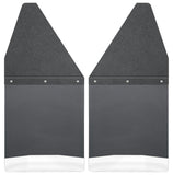 Husky Liners GM 99-16 Silverado/Sierra 12in W Black Top SS Weight Kick Back Front Mud Flaps