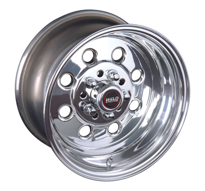 Weld Draglite 15x4 / 5x4.5 & 5x4.75 BP / 2.5in. BS Polished Wheel - Non-Beadlock