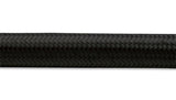 Vibrant -12 AN Black Nylon Braided Flex Hose (2 foot roll)