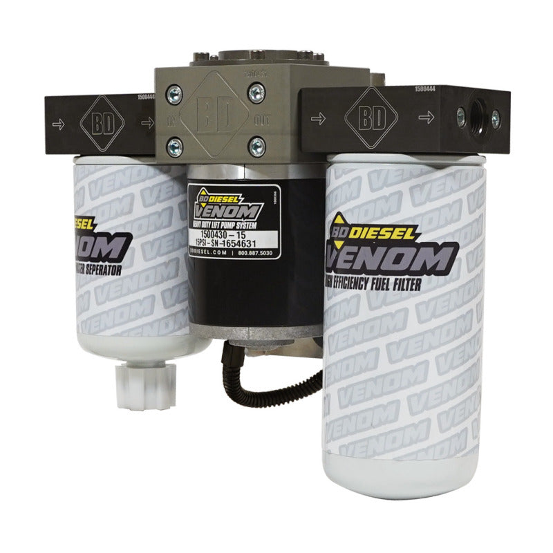 BD Diesel 98.5-02 Dodge Cummins (5.9L) Venom Fuel Lift Pump w/ Filter & Separator