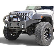 Load image into Gallery viewer, DV8 Offroad 07-18 Jeep Wrangler JK/JL FS-1 Full Length Steel Front Bumper