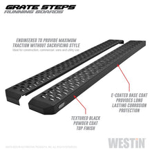 Load image into Gallery viewer, Westin Grate Steps Running Boards 54 in - Textured Black