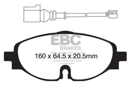 EBC 15-19 Volkswagen GTI (Mk7) Redstuff Front Brake Pads