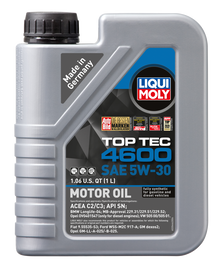 LIQUI MOLY 1L Top Tec 4600 Motor Oil 5W30