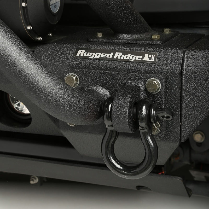 Rugged Ridge Black 9500lb 3/4in D-Ring